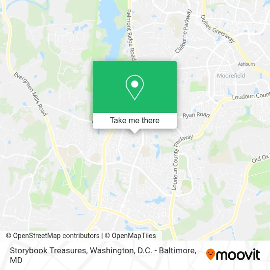 Storybook Treasures map