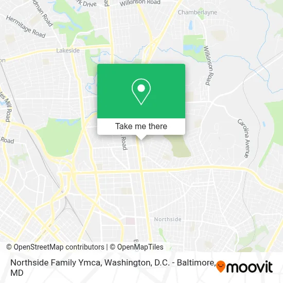 Northside Family Ymca map