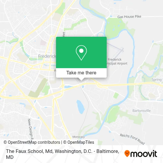 The Faux School, Md map