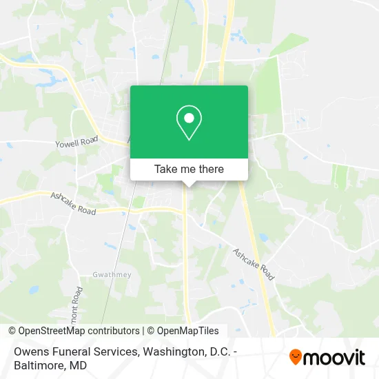 Owens Funeral Services map
