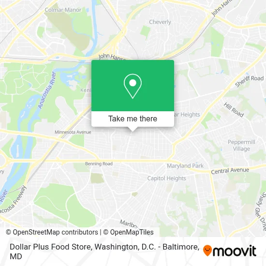 Dollar Plus Food Store map