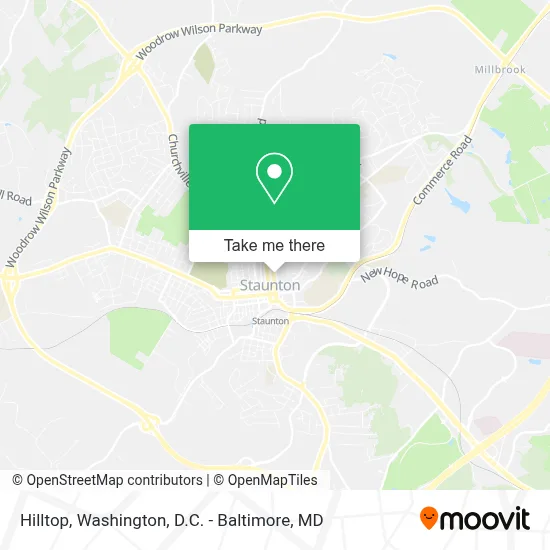 Hilltop map