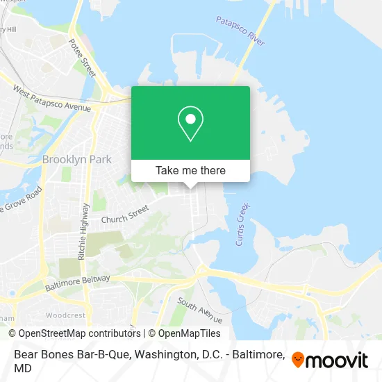 Bear Bones Bar-B-Que map