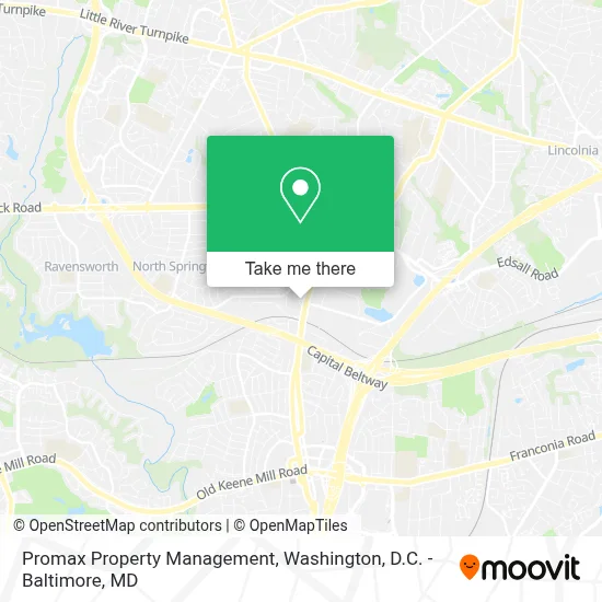 Promax Property Management map