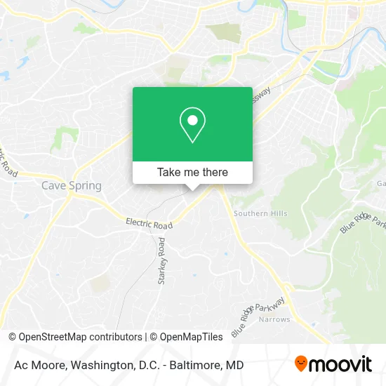 Ac Moore map