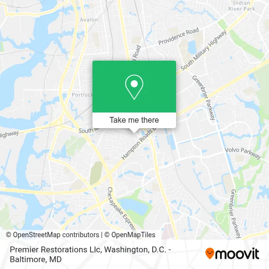 Premier Restorations Llc map
