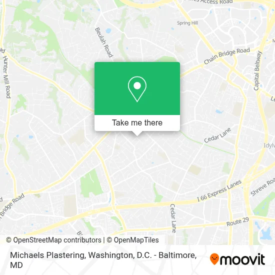 Michaels Plastering map