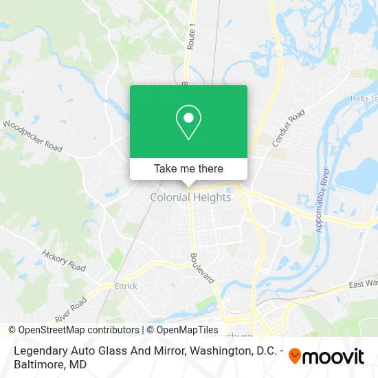 Legendary Auto Glass And Mirror map