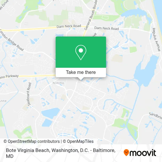 Bote Virginia Beach map