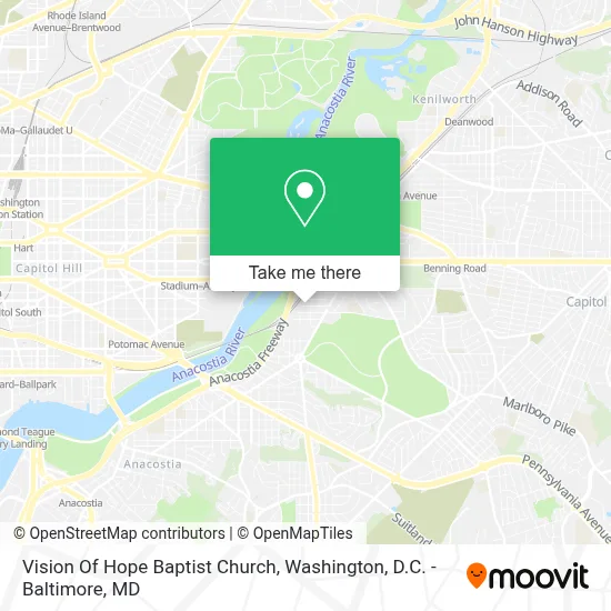 Vision Of Hope Baptist Church map