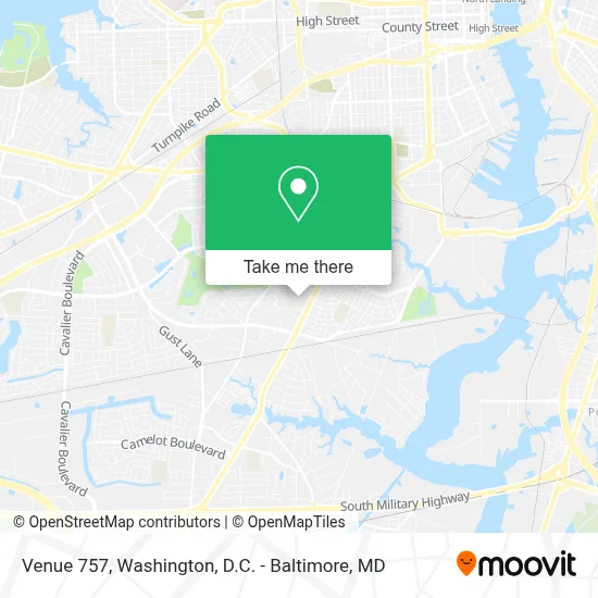 Venue 757 map