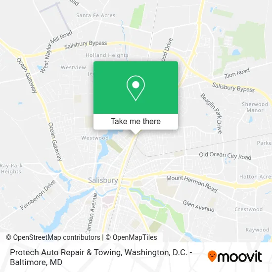 Protech Auto Repair & Towing map