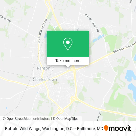Buffalo Wild Wings map