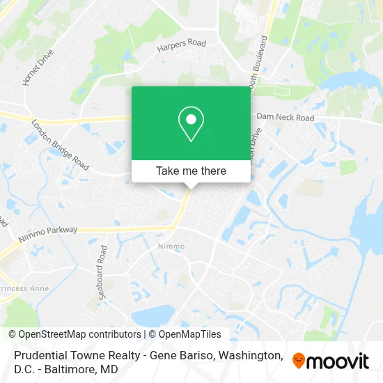 Prudential Towne Realty - Gene Bariso map