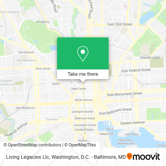 Living Legacies Llc map