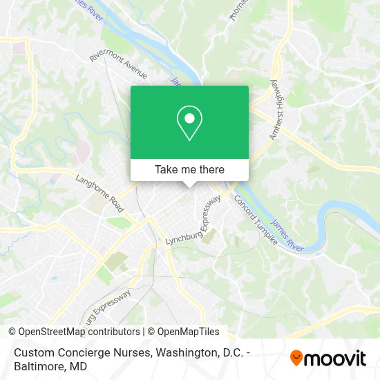 Custom Concierge Nurses map