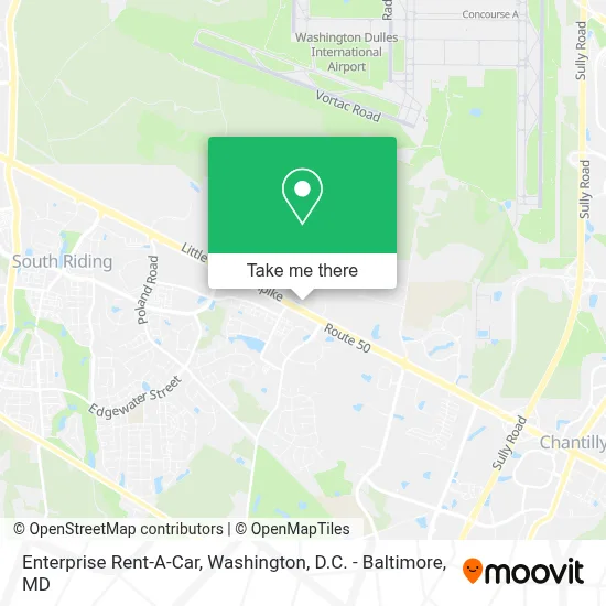 Enterprise Rent-A-Car map