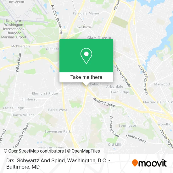 Drs. Schwartz And Spind map