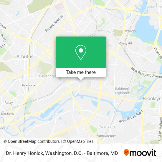 Dr. Henry Honick map