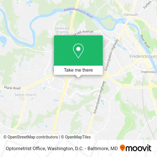 Optometrist Office map