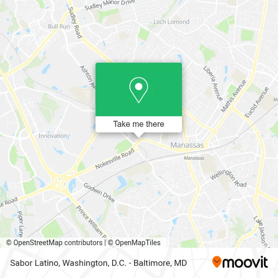 Sabor Latino map