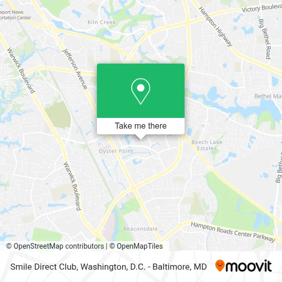 Smile Direct Club map