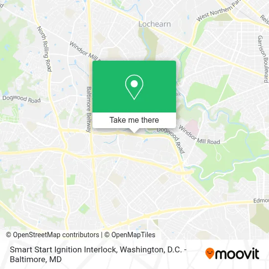 Smart Start Ignition Interlock map