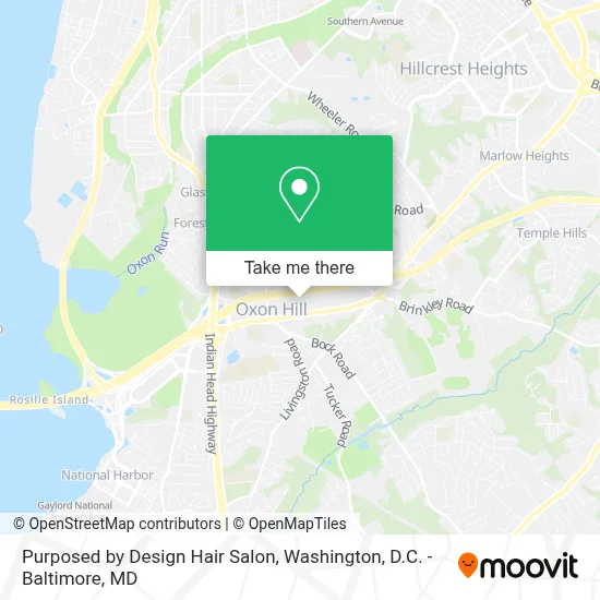 Purposed by Design Hair Salon map