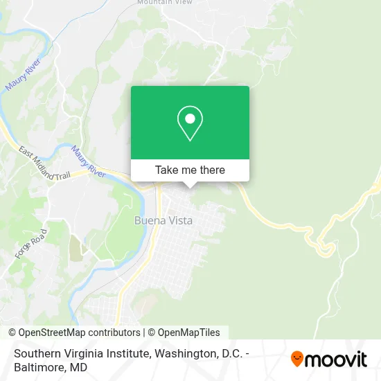 Southern Virginia Institute map