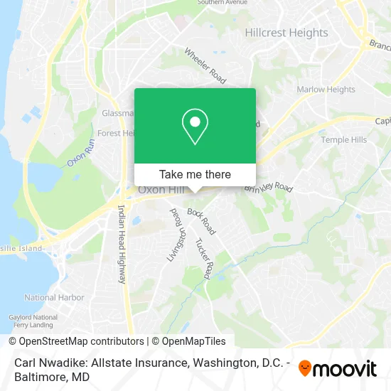 Carl Nwadike: Allstate Insurance map