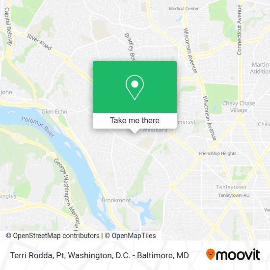 Terri Rodda, Pt map