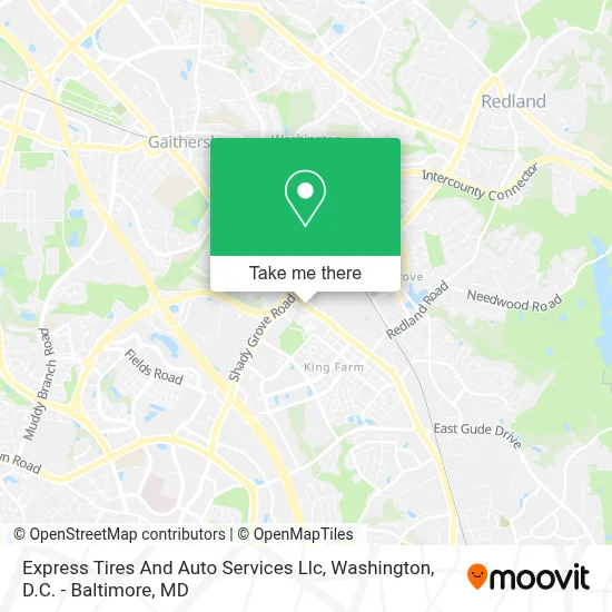 Express Tires And Auto Services Llc map