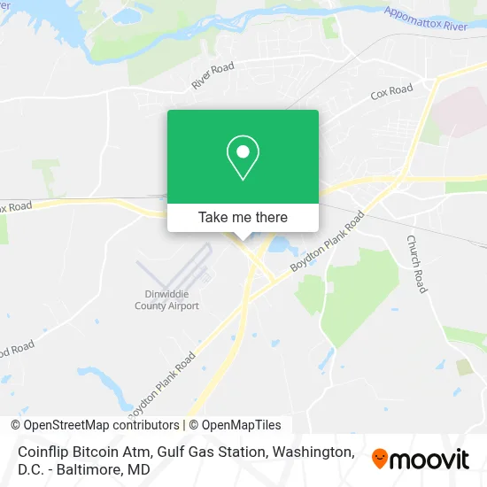 Coinflip Bitcoin Atm, Gulf Gas Station map