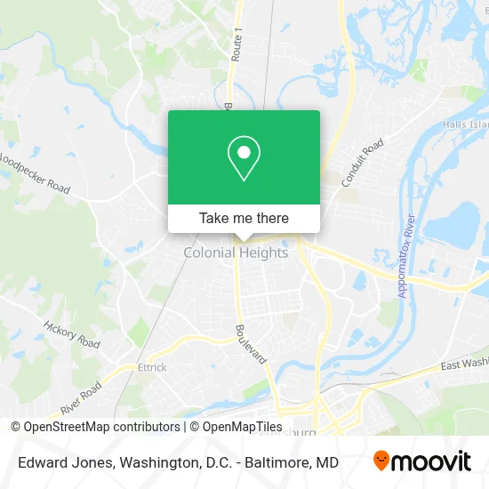 Edward Jones map