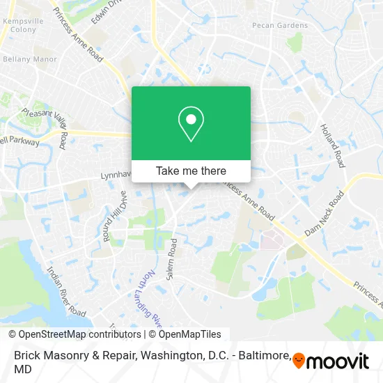 Brick Masonry & Repair map