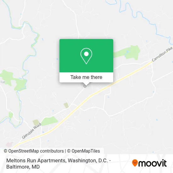 Meltons Run Apartments map