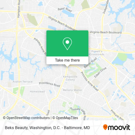 Beks Beauty map