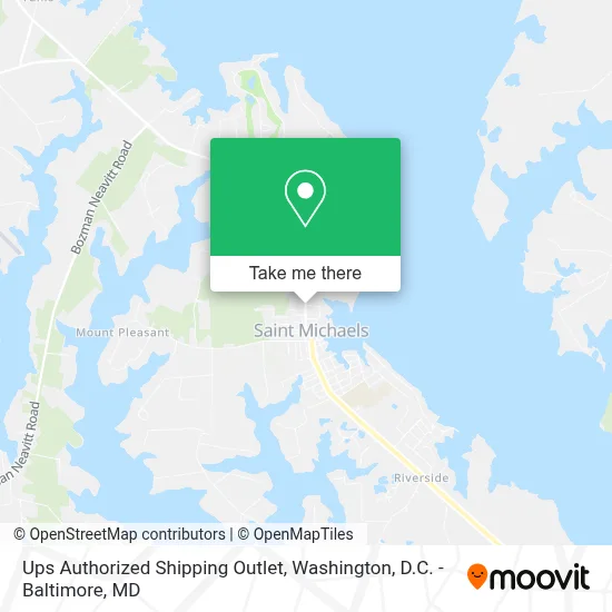 Ups Authorized Shipping Outlet map