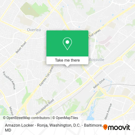 Amazon Locker - Ronja map