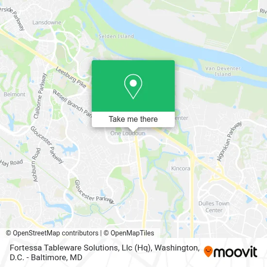 Fortessa Tableware Solutions, Llc (Hq) map
