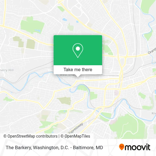The Barkery map