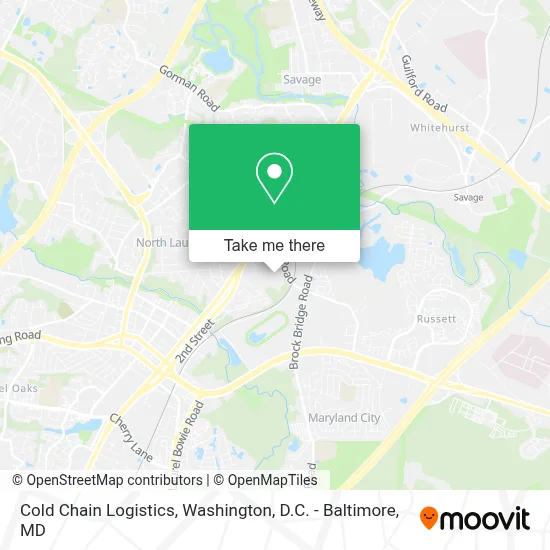 Cold Chain Logistics map