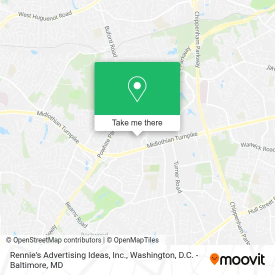Rennie's Advertising Ideas, Inc. map