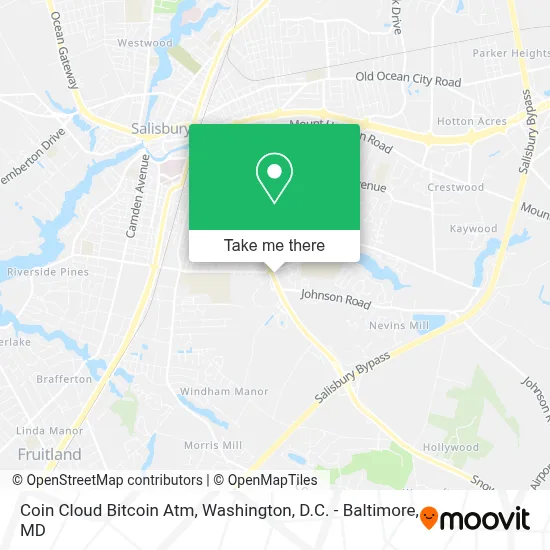 Coin Cloud Bitcoin Atm map