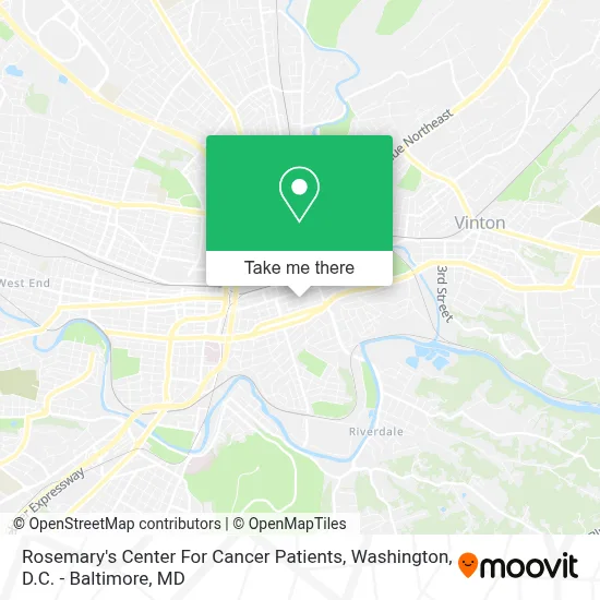 Rosemary's Center For Cancer Patients map