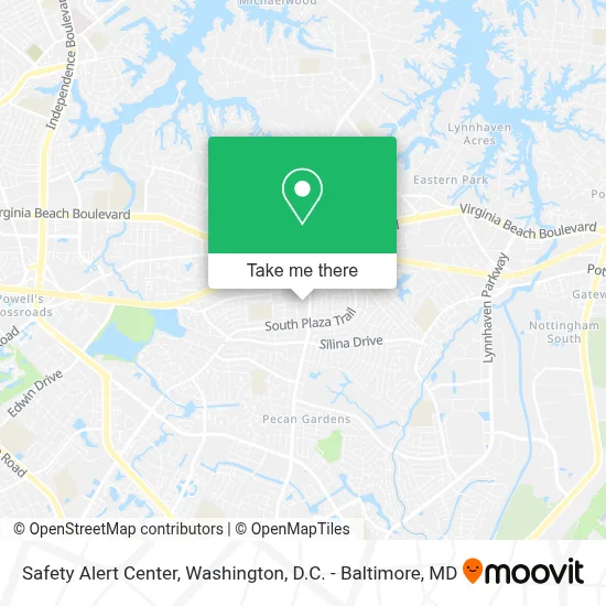 Safety Alert Center map