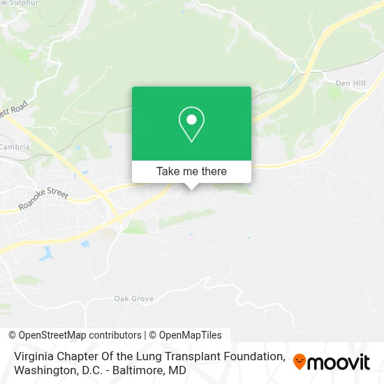 Virginia Chapter Of the Lung Transplant Foundation map