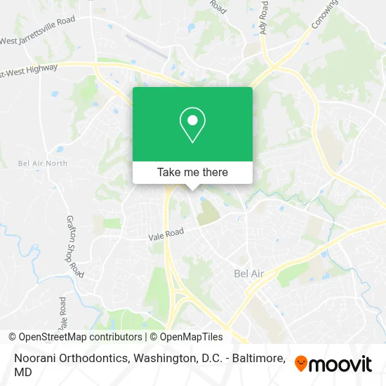 Noorani Orthodontics map