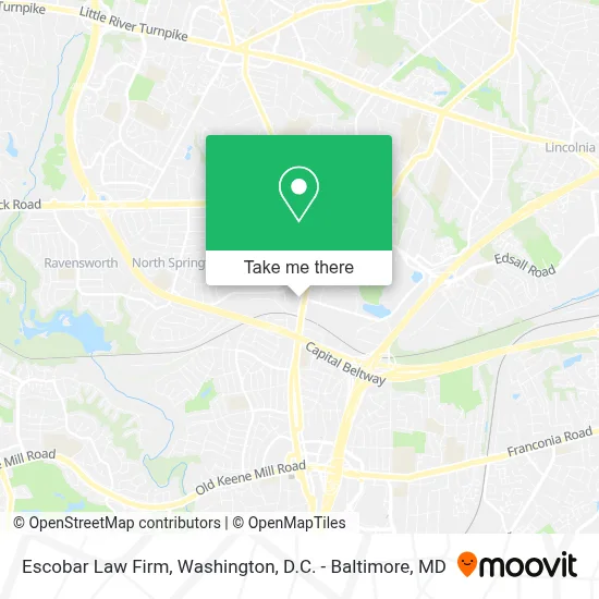 Escobar Law Firm map