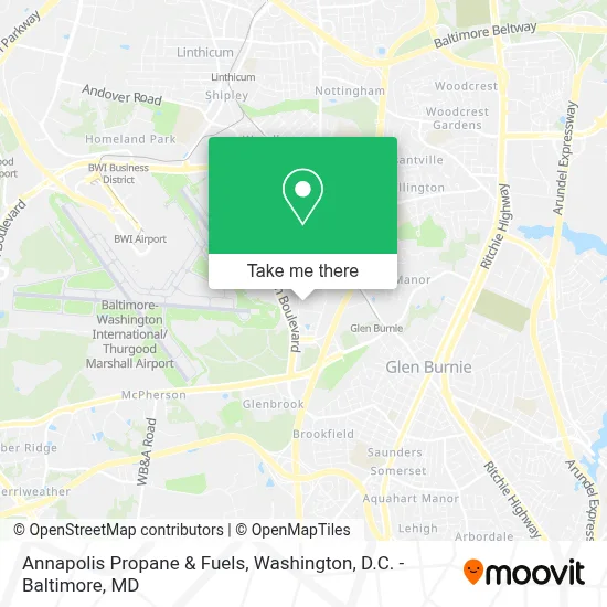 Annapolis Propane & Fuels map